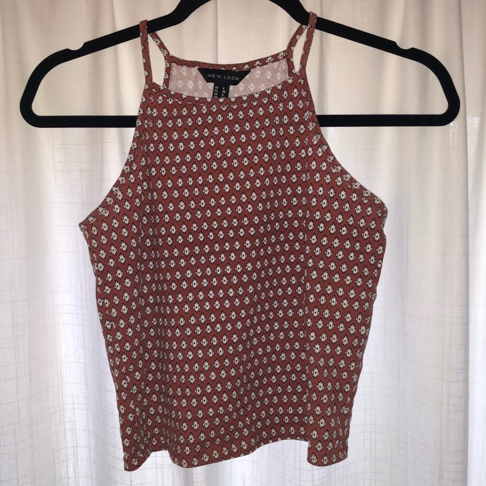 Patterned Crop Top
